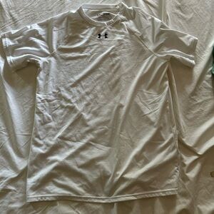 White Under Armour Athletic TShirt YXL